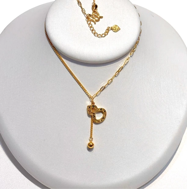 C明牌珠宝5G足金百搭葫芦套链5.85g