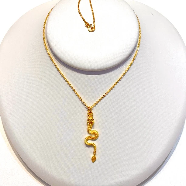 B3明牌珠宝臻选足金龙套链4.79g
