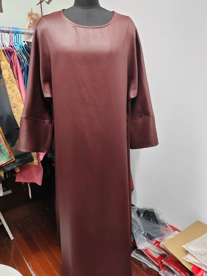 香云纱紫檀皮王网红袍胸围118.130