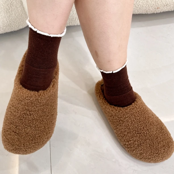 【伟伟专属】2色毛毛绒感百搭休闲鞋