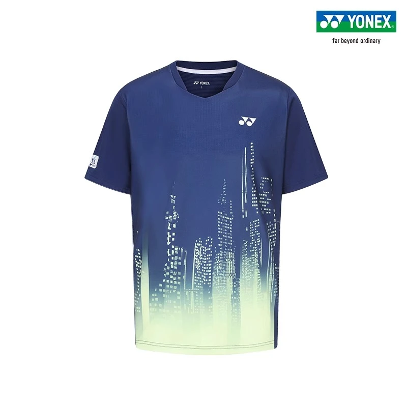 YONEX/尤尼克斯清仓4.1 男短袖 羽毛球比赛训练服T恤学生夏季透气