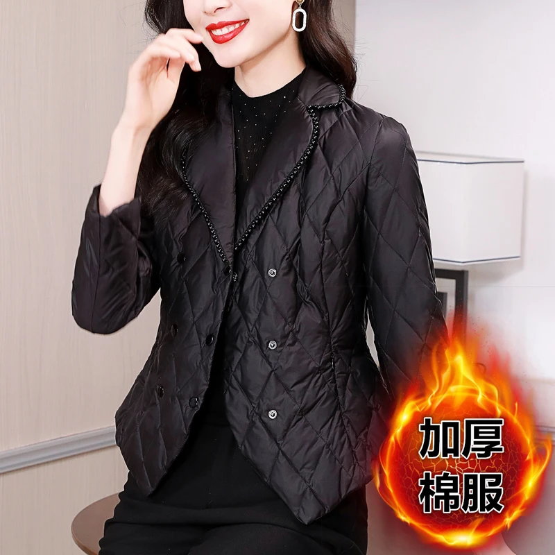 2023秋冬新款时尚潮流洋气高级感小个子轻薄减龄百搭显瘦气质外套