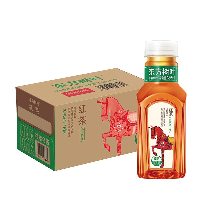 农夫山泉 东方树叶乌龙茉莉花茶无糖青柑普洱红茶335ml*6瓶