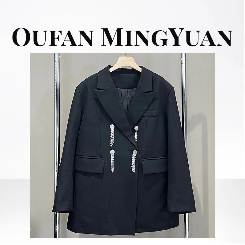 FY327 韩剧休闲高级感网红时尚百搭设计师气质西装羽绒服