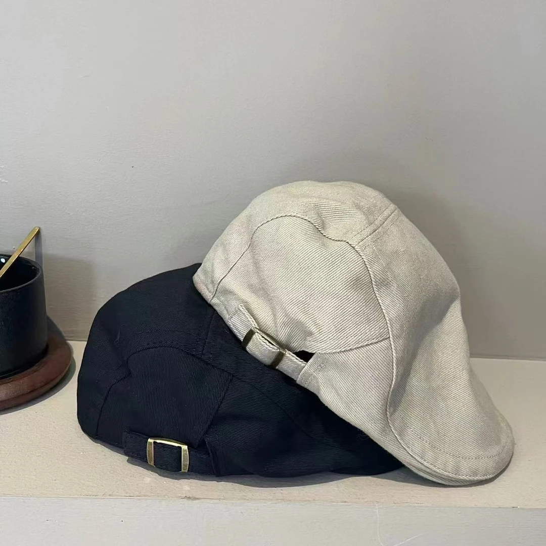 FY 休闲文艺气质时尚盆帽经典纯色百搭贝雷帽