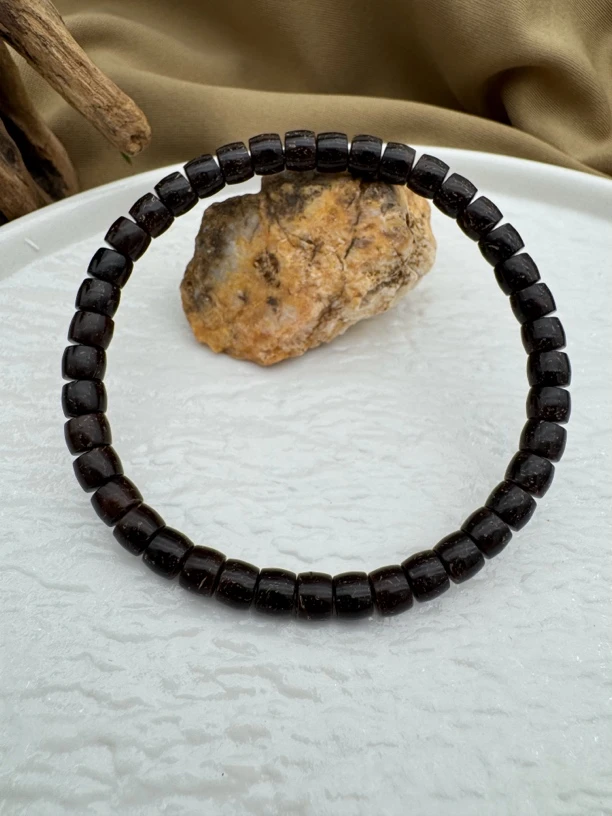 「天福文玩」椰蒂6*5直切手工干磨单圈 特价