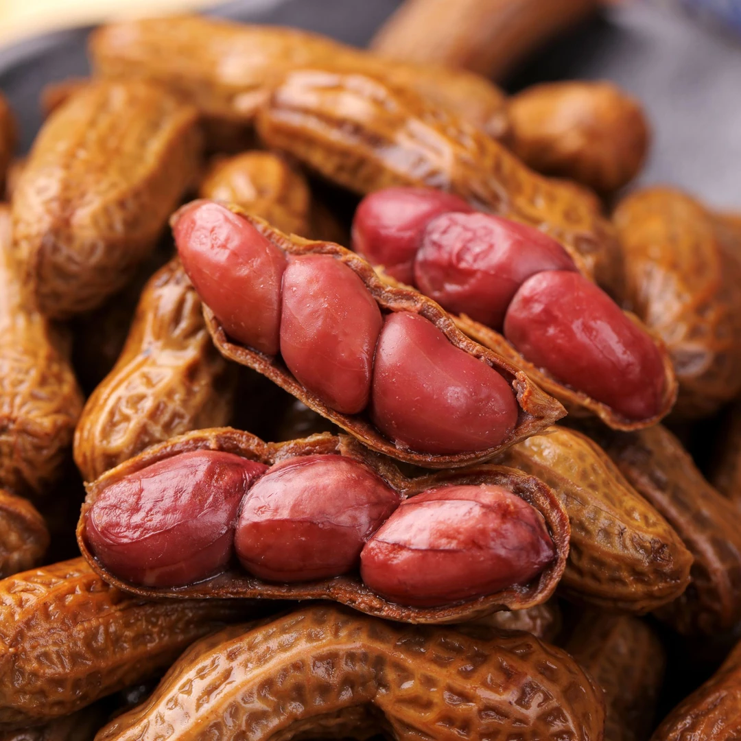 【花生大掌柜】卤煮花生红皮水煮五香花生250克×3下酒解馋聚会传统
