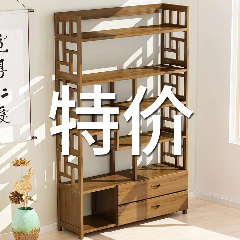 博古架中式茶柜古董架紫砂壶茶叶摆放架多宝阁隔断新中式展示柜