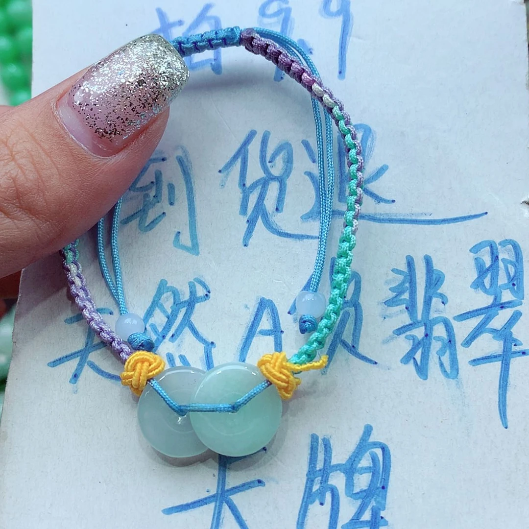 【闪购商品】翡翠手链未镶嵌好*?