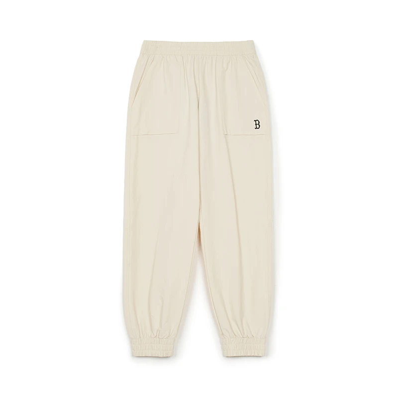 MLB官方男女情侣纯色休闲梭织长裤速干防晒束脚裤24秋季新款WPB01