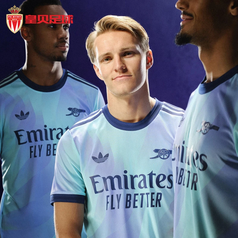 皇贝阿迪达斯24-25赛季阿森纳第二客场球员版球衣足球服IZ0112