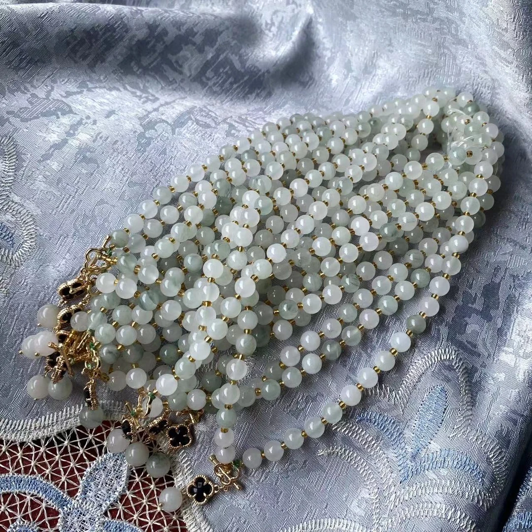 新疆金丝玉冰翠项链 (多样性发货 拍一发一)