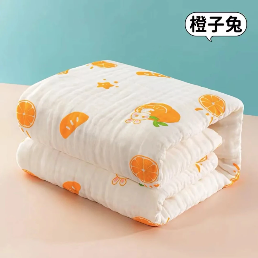 婴儿浴巾纯棉纱布超柔吸水新生儿盖毯初生宝宝洗澡抱被儿童毛巾被