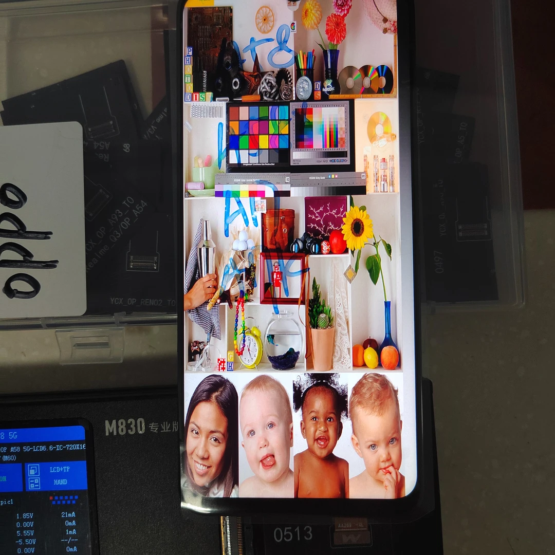 99新  oppo A58 A58x A17 A1活力版不是手机，是拆机原装屏，压盖板