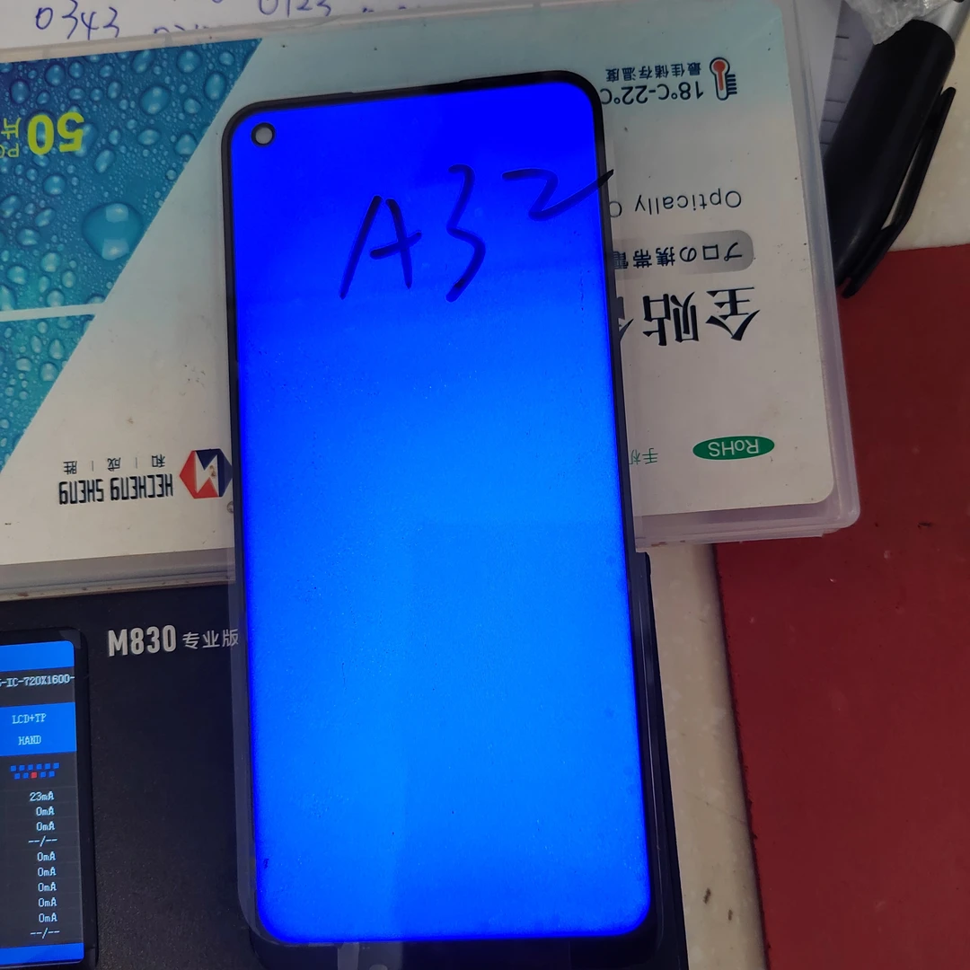 99新  oppo a32，不是手机，只是一个拆机原装屏总成，后压盖板