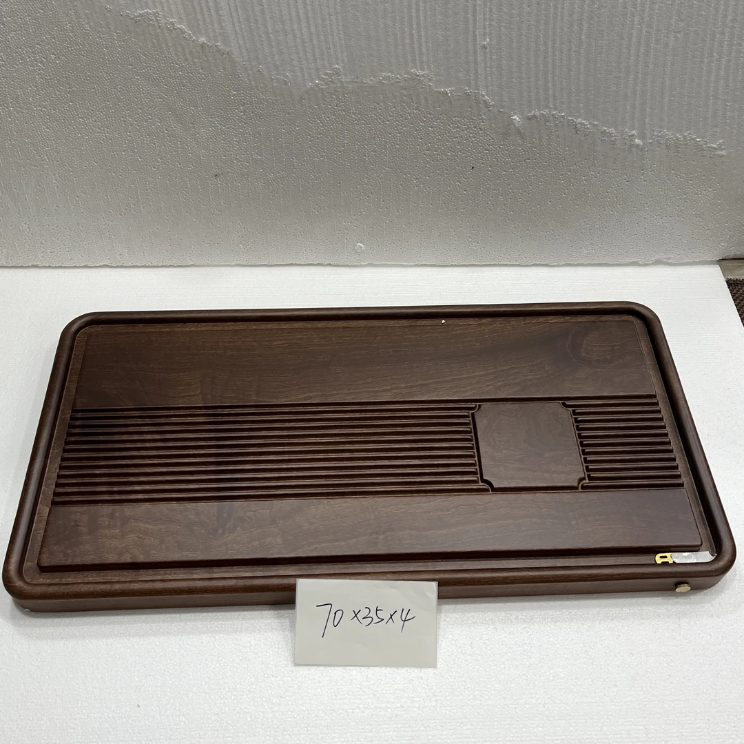 70*35*4-纳福进口实木茶盘-花梨木