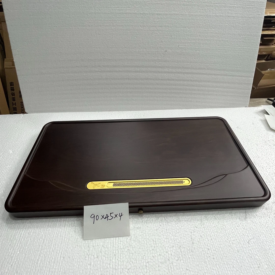 90*45*4-大平板带合金条，耐看走水流畅很好用茶盘