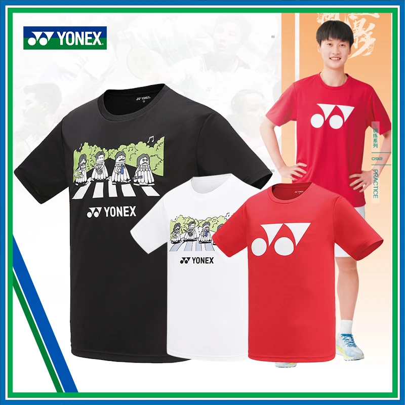 YONEX 短袖集合 卡通系列 yy尤尼克斯羽毛球服 速干清爽23春夏
