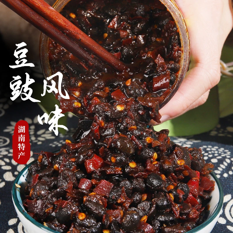 风味豆豉280g即食拌饭拌面严选蒸肉香辣下饭酱湖南特产调味料