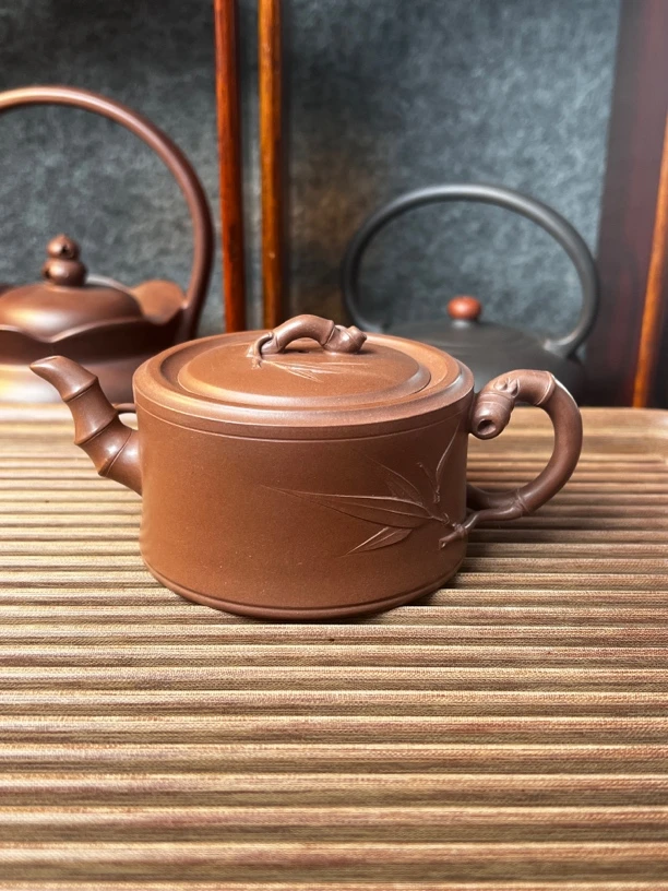 宜兴紫砂壶 原矿底槽清 一品竹段