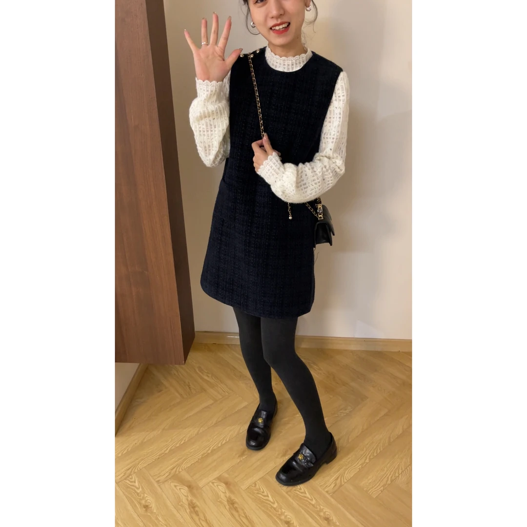 【格陵兰岛】小香风背心裙2550