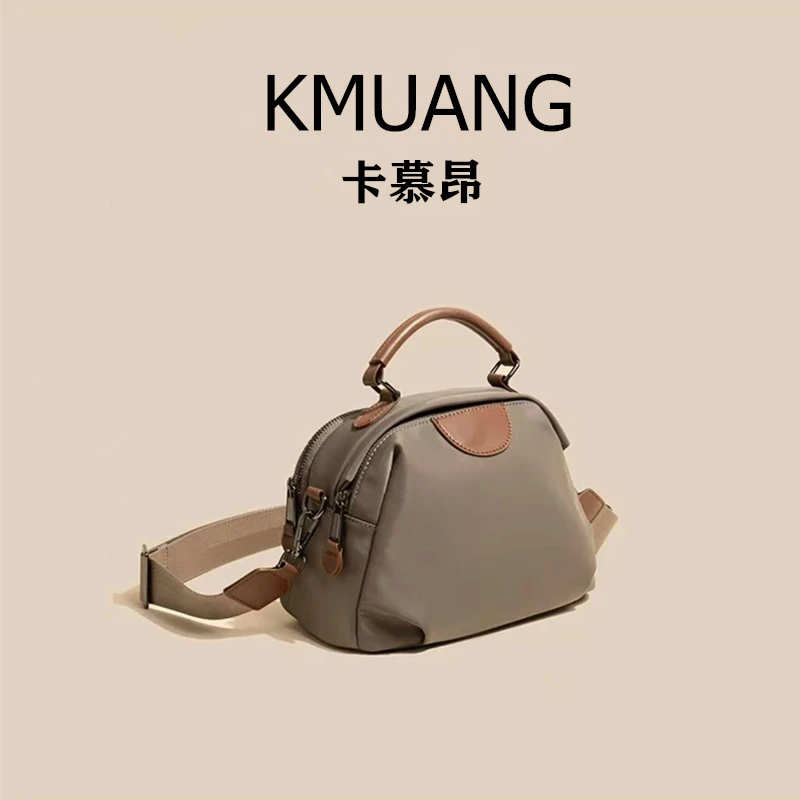 秋冬新款尼龙包包单肩斜挎手提包通勤休闲百搭女包简约时尚包包女