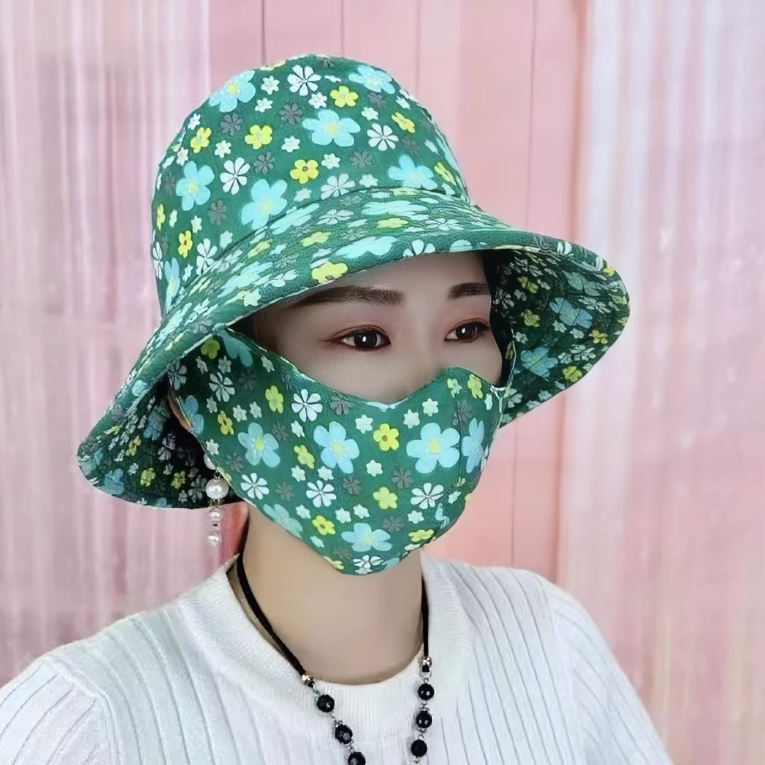 【春夏爆款】新款遮阳 夏季显白户外薄款 遮阳护头工作帽 显白防晒