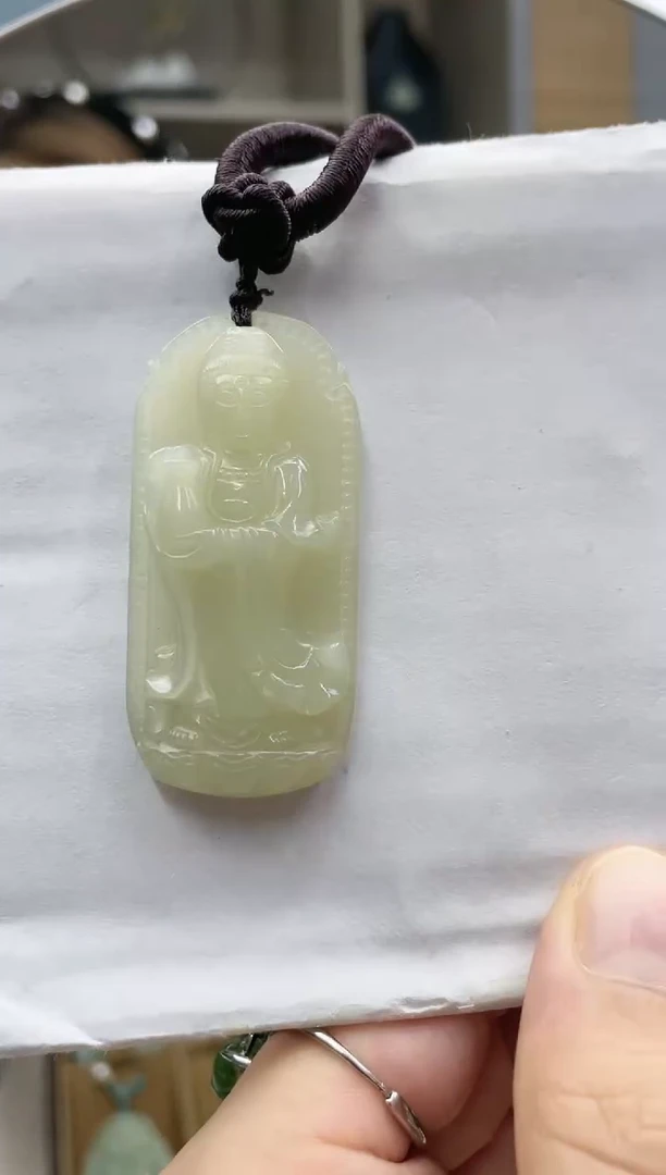【闪购商品】和田玉吊坠(不含链)未镶嵌新疆和田玉观音