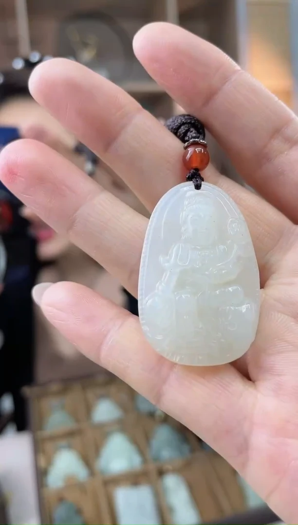 【闪购商品】和田玉吊坠(不含链)未镶嵌新疆和田玉ZP1052龙蛇守护神