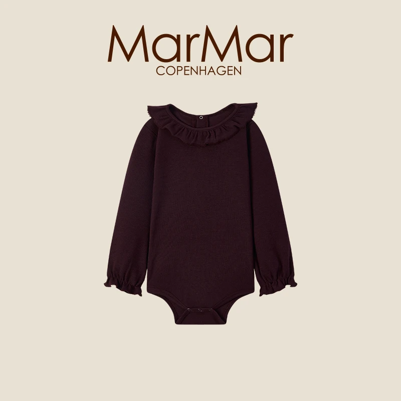 MarMar2024秋季新品男女宝宝三角长袖哈衣爬服婴儿莫代尔包屁衣