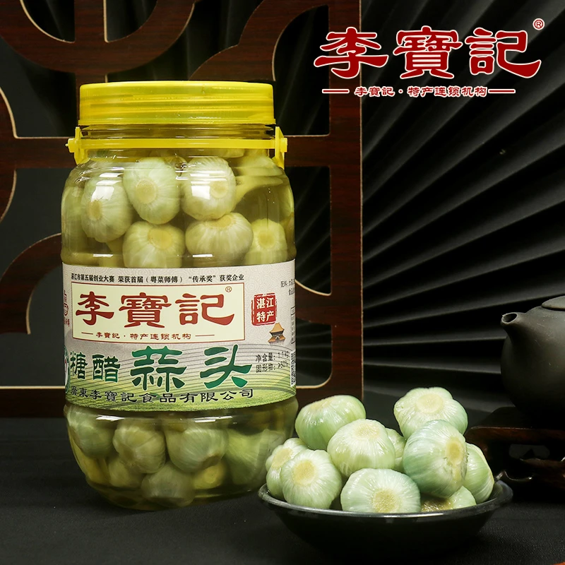 湛江吴川特产李宝记糖醋酸甜蒜头腌制菜