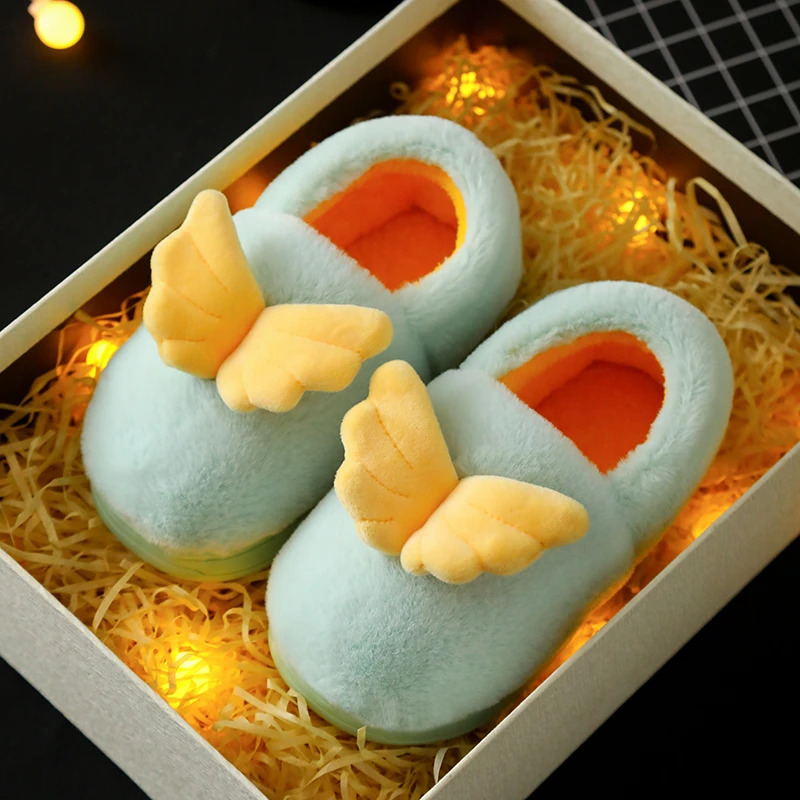 儿童棉拖鞋卡通亲子款可爱秋冬季加绒保暖男女童室内宝宝防滑棉鞋