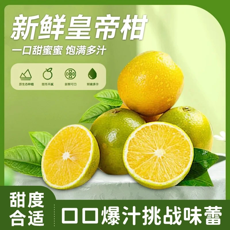 广西皇帝柑 当季新鲜水果现摘现发3/5/9斤包邮坏果包赔 D