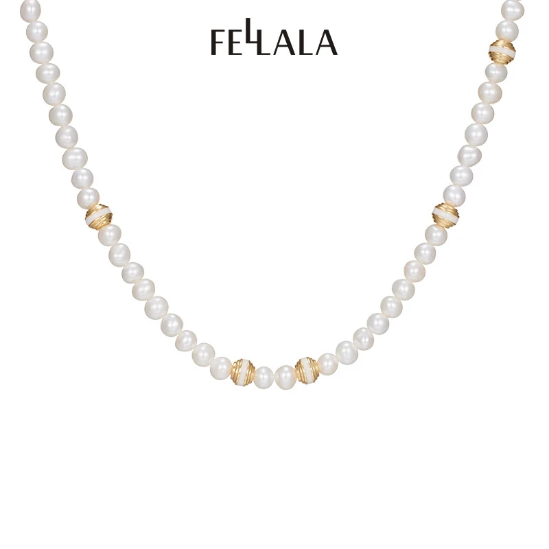 Fellala/翡拉拉「窗影」原创小众高级设计感简约复古气质锁骨链女