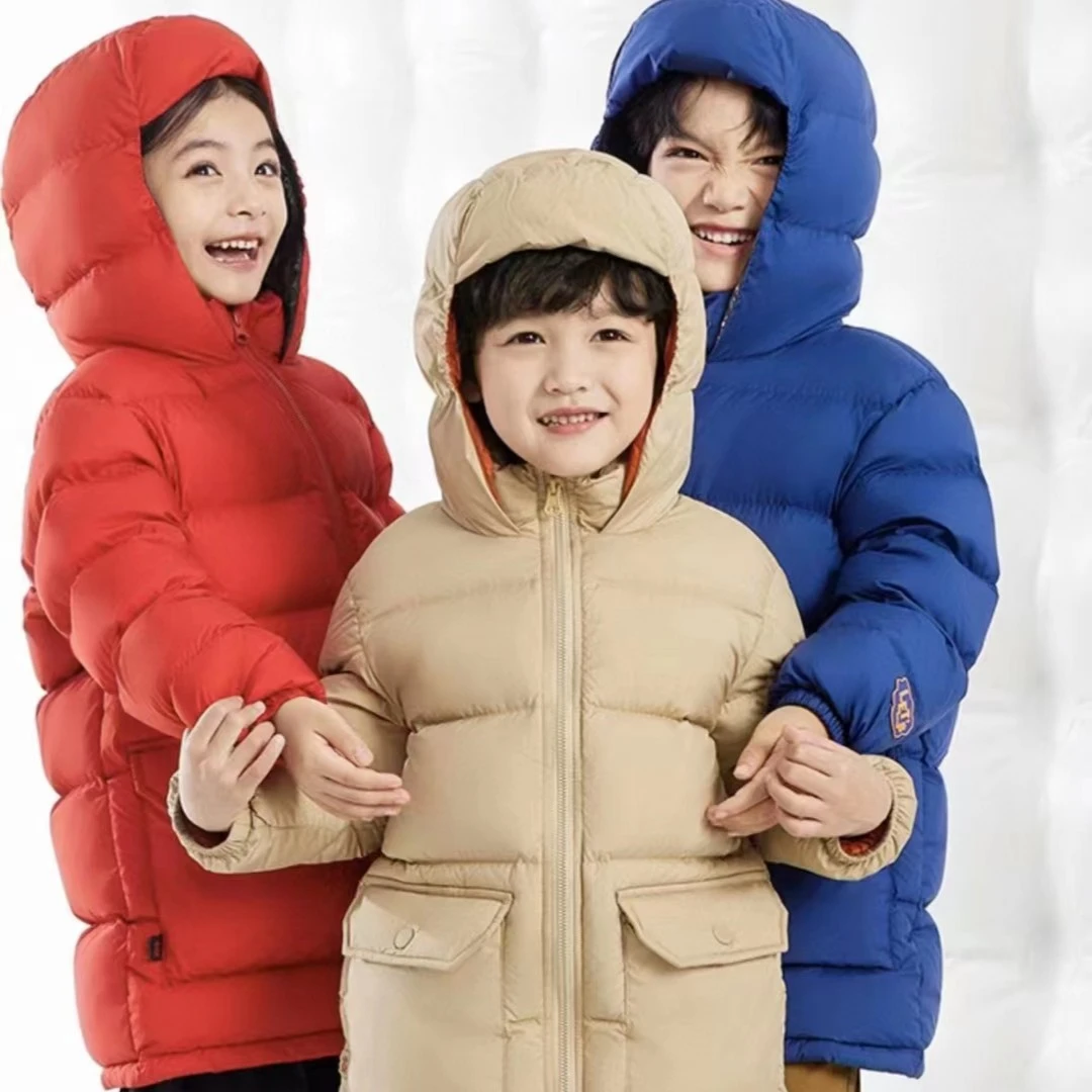 -E Magic Box童装“果冻马卡龙”儿童限量款加厚羽绒长款46435