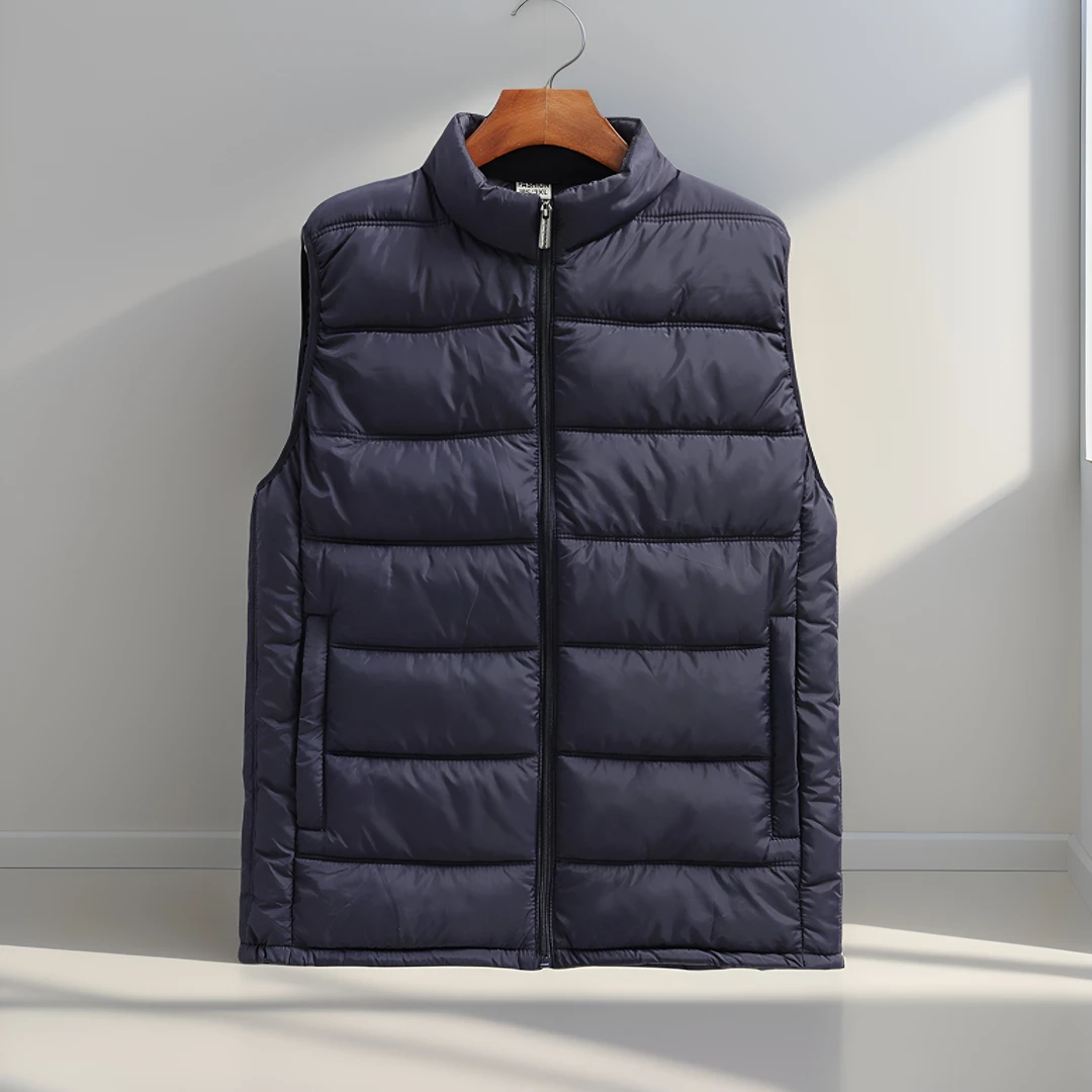 男士超轻棉马甲春秋外穿背心坎甲时尚保暖背心秋冬马甲