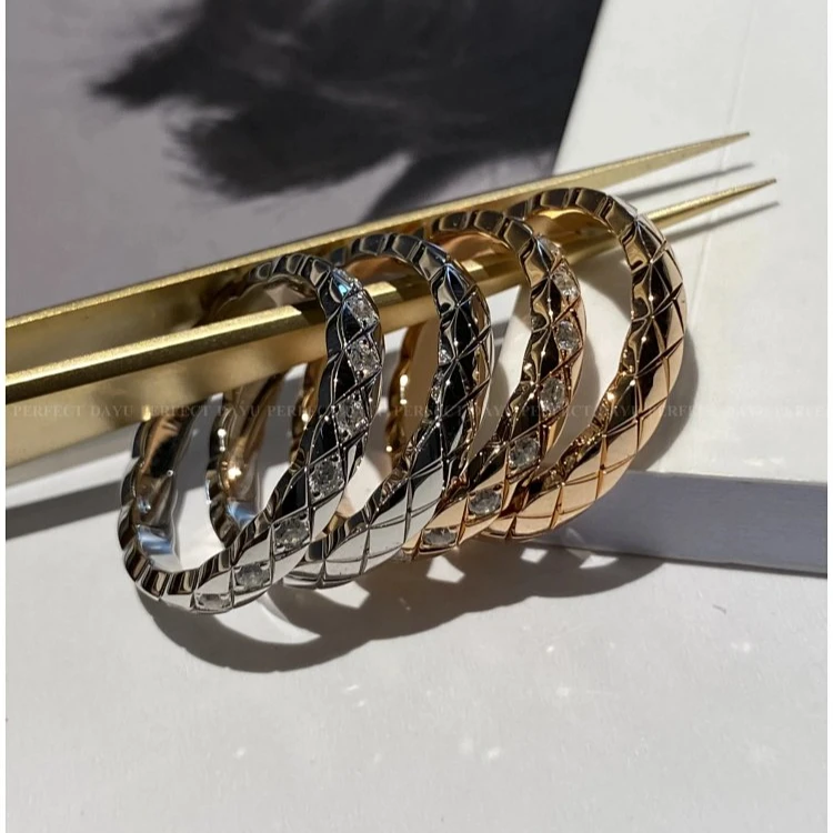 足银戒指 邹大瑜 菱格戒指窄版/mini