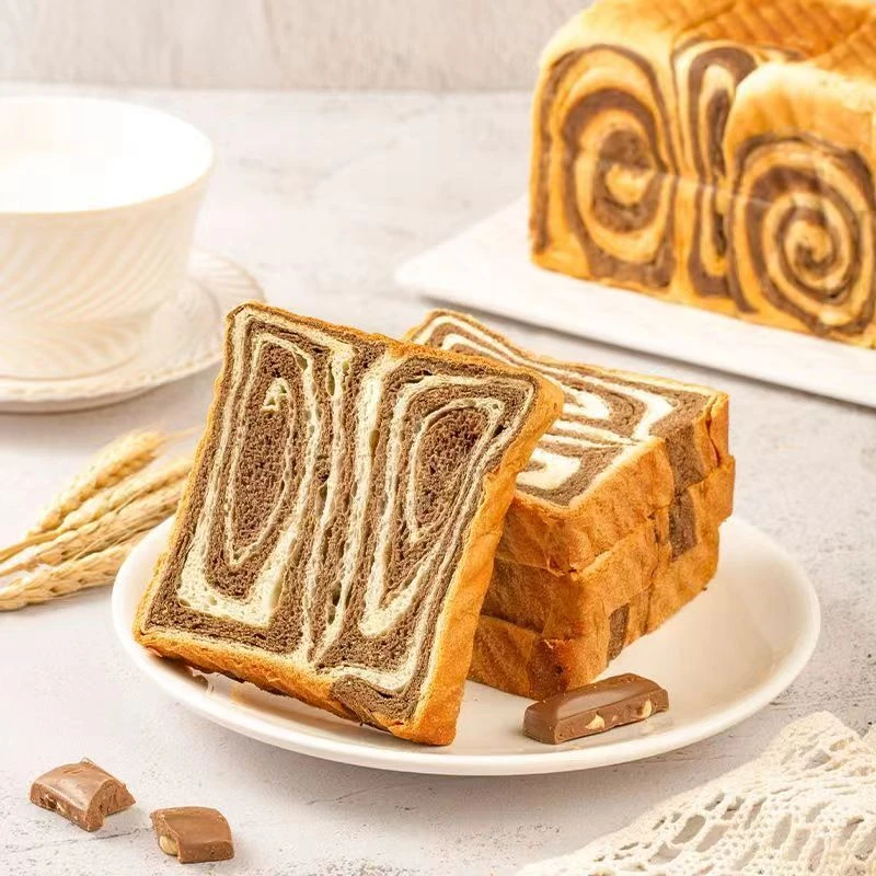 9月到期吐司面包360g生椰味可可鲜酵母吐司面包营养早餐低代餐