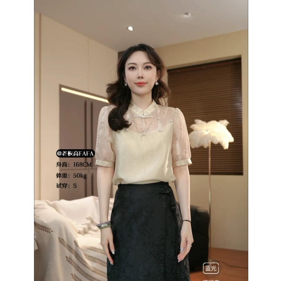 【晚香玉】老板高FAFA 原创设计·高定品质 上衣23225