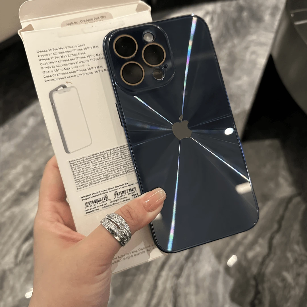 适用苹果15/14/13纳米镜头膜纳米AG极光iphone14promax防摔手机壳