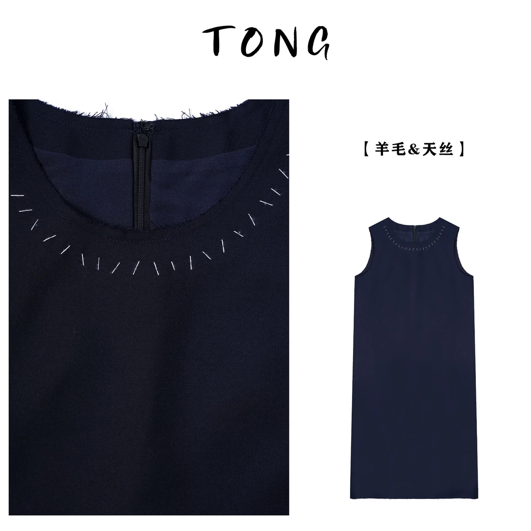 浪清/女装推荐  奥拉极简设计连衣裙