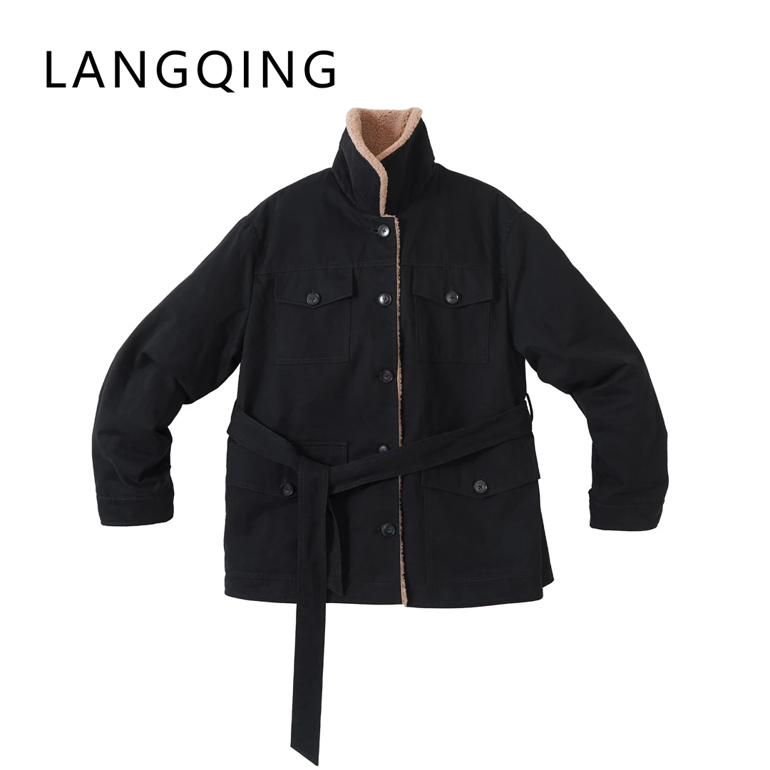 浪清/女装推荐 蒂莉凡百搭全棉外套42875#