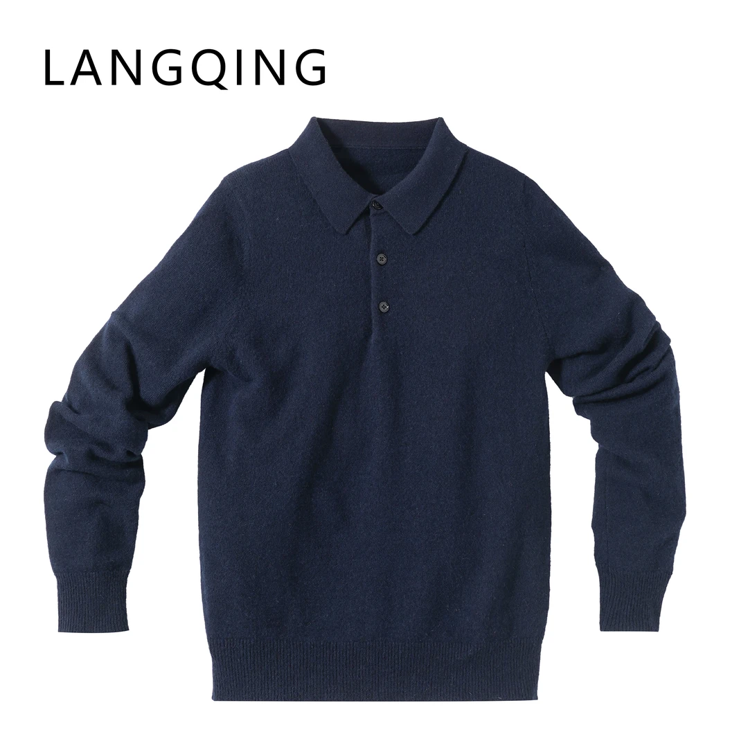 浪清/女装推荐 凯莉慕纯色休闲羊毛衫43069#