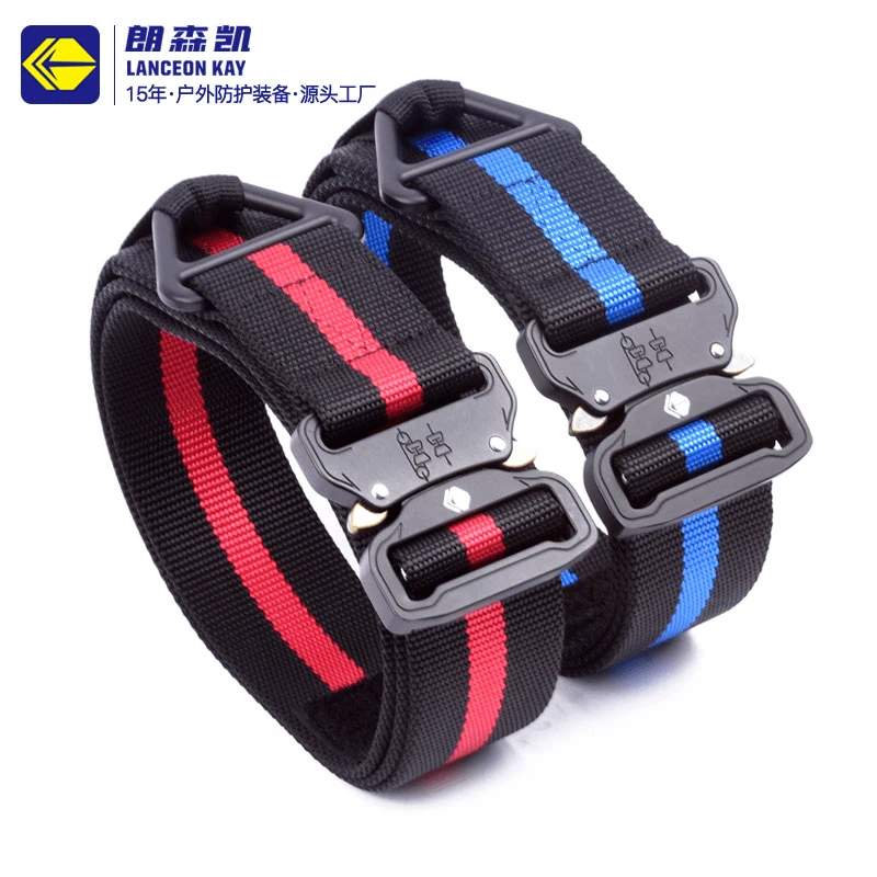 户外救援队眼镜蛇卡扣多功能战术腰带自动扣训练承重救援垂降裤带