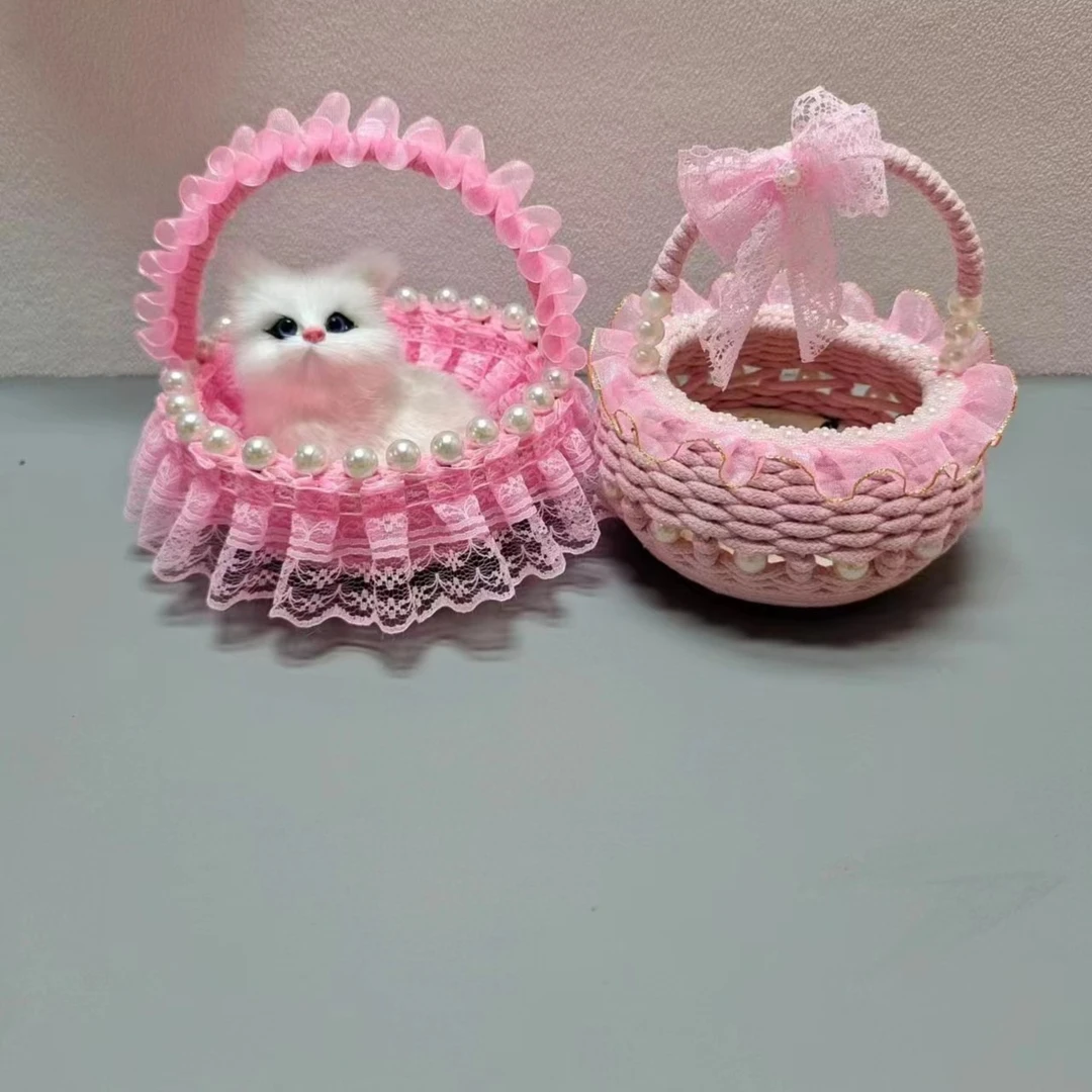 【主播推荐】小猫篮小提篮手工材料包
