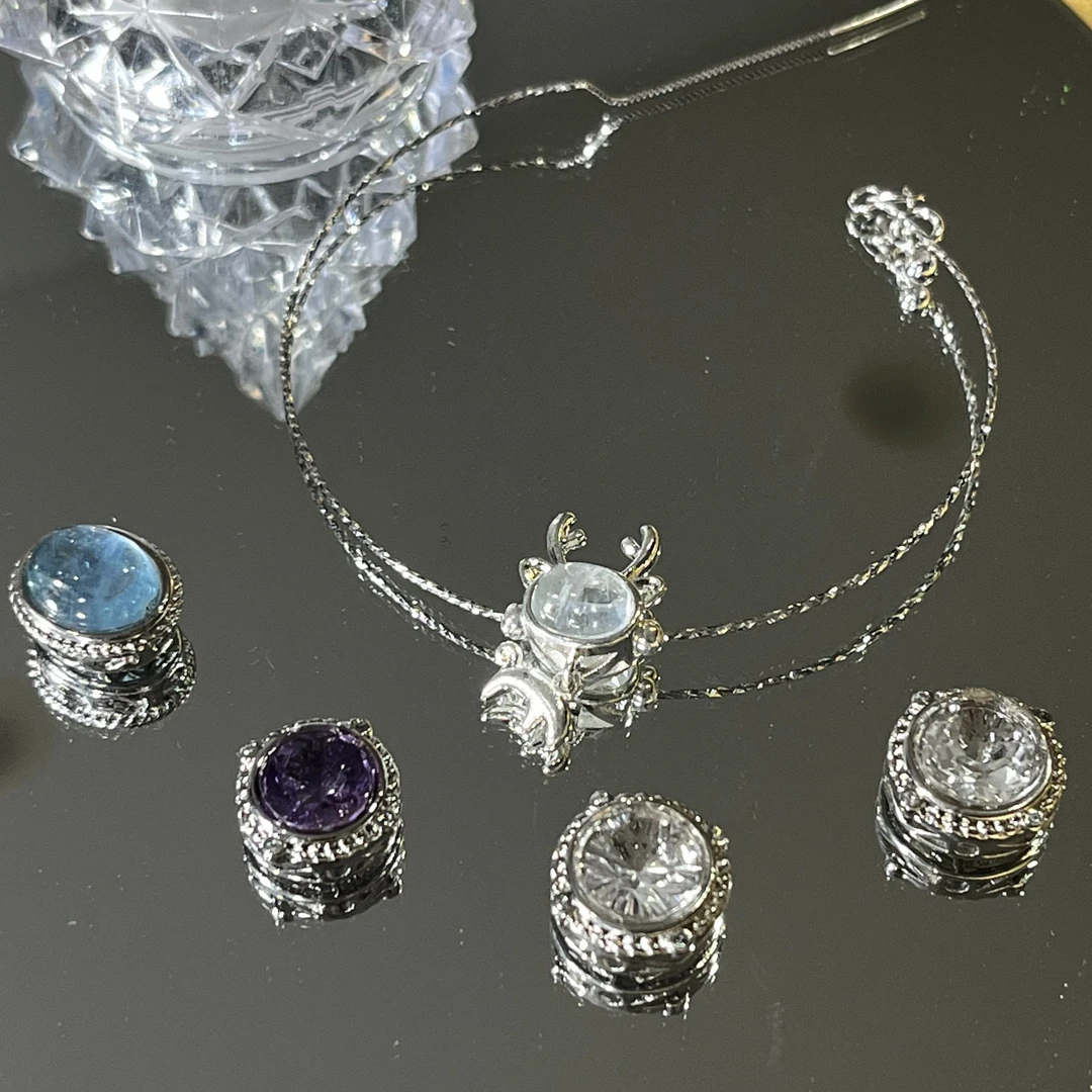 「幸运星」天然水晶手链-多样性发一