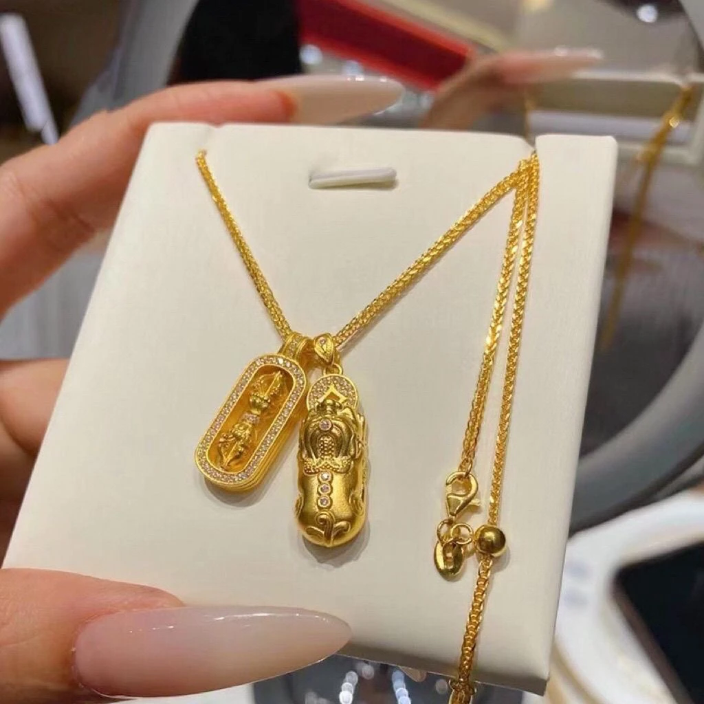 合金合成锆石吊坠 合成锆石吊坠 伟雪同款 「貔貅金刚杵」吊坠