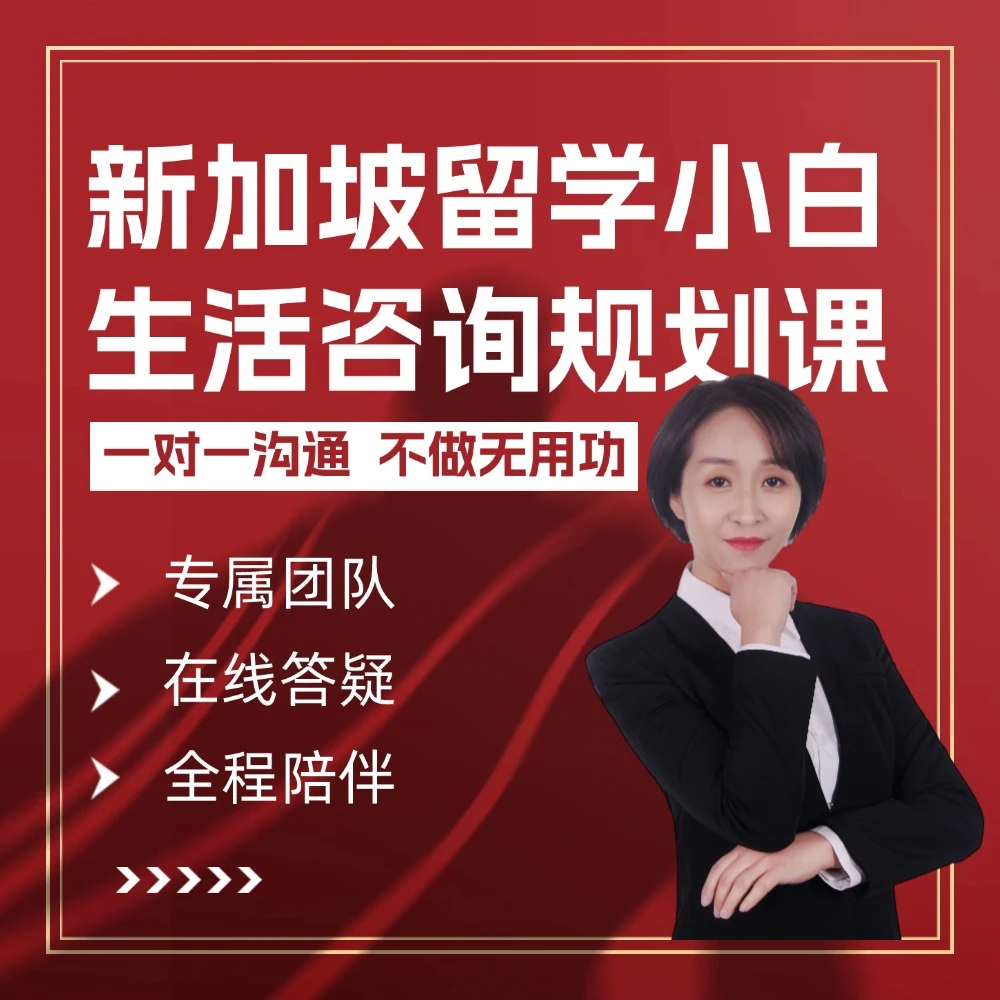 新加坡留学小白【生活咨询规划课】