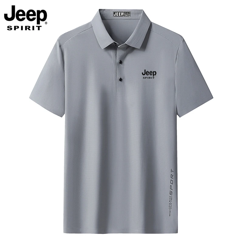 JEEP SPIRIT吉普新款短袖POLO衫夏季时尚韩版宽松休闲百搭T恤上衣