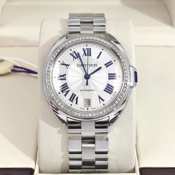 卡地亚/自动机械/95新/表径35/C13624081414/241017WY0018
